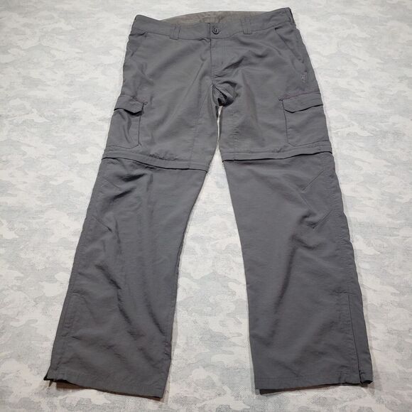 Alpine Design Pants Womens 14 Gray 100% Nylon Convertible Outdoors Lightweight‎ - Picture 1 of 10